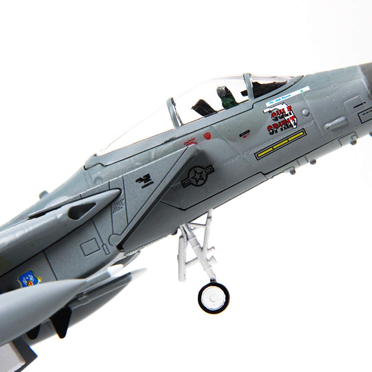 Amazon | 1/100 アメリカ空軍 F-15 戦闘機模型 合金製 完成品 (1